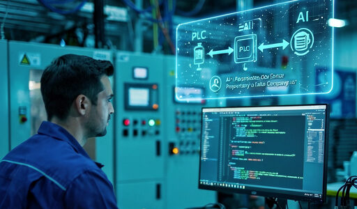 Mann codet an einem Schreibtisch